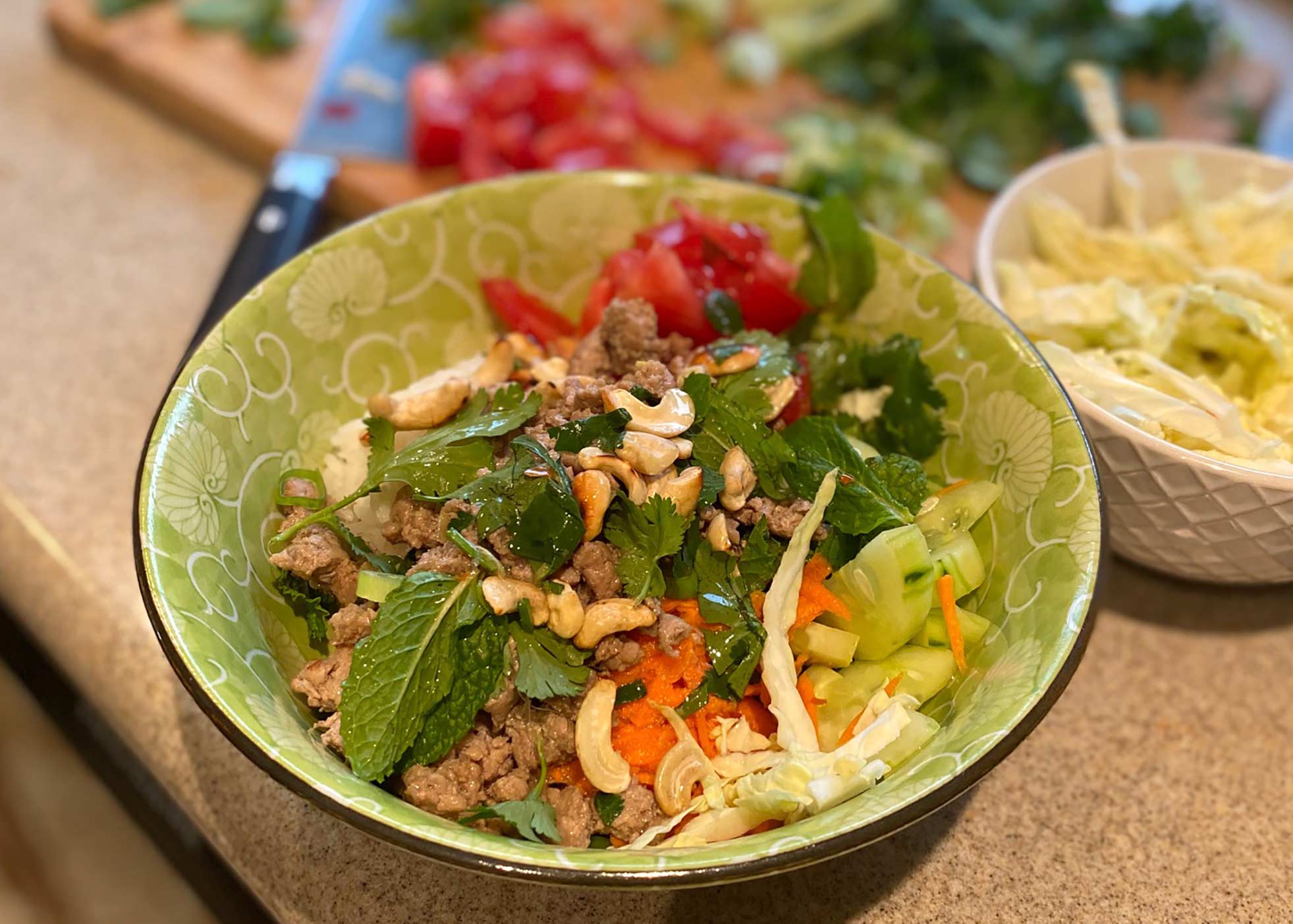 My Tuesday ‘Almost’ Larb Family Meal